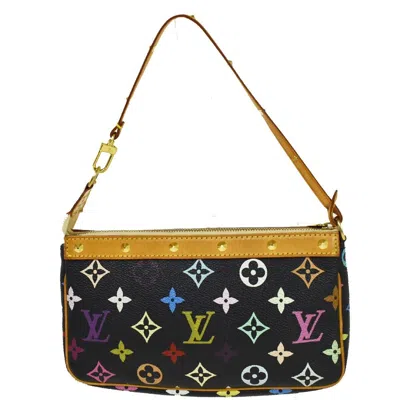 Pre-owned Louis Vuitton Pochette Accessoires Multicolour Canvas Clutch Bag ()