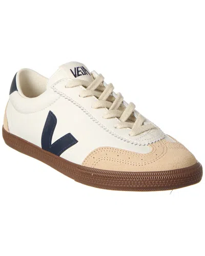 Veja Volley O. T. Leather Sneaker In White