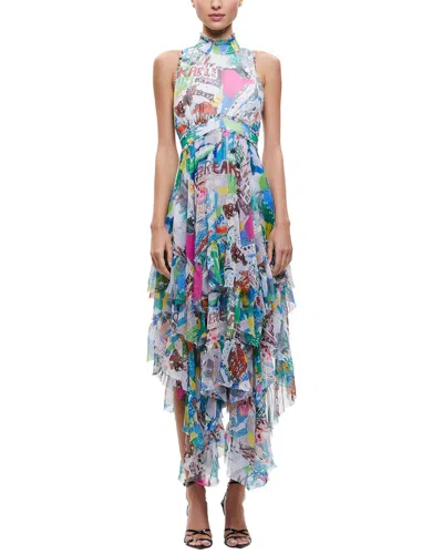 Alice And Olivia Alice + Olivia Evelyn Mock Maxi Dress In Multi