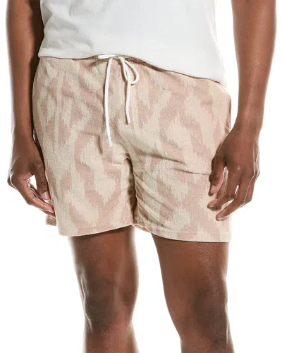 Original Paperbacks Loma Towel Terry Volley Short In Beige