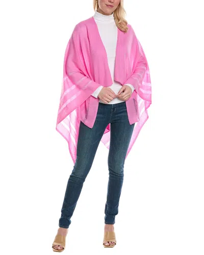 J.mclaughlin Joanne Cashmere Poncho In Pink