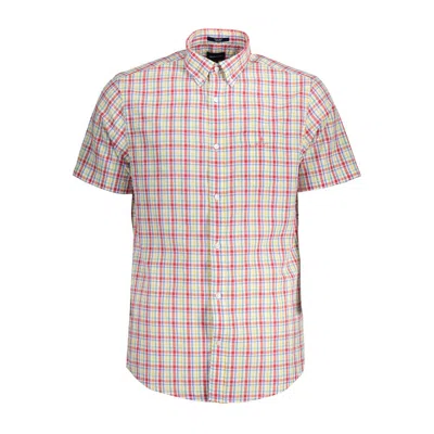 Gant Cotton Men's Shirt In Pink