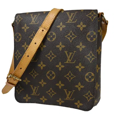 Pre-owned Louis Vuitton Musette Salsa Canvas Shoulder Bag () In Brown