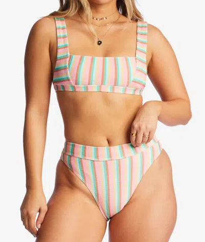 Billabong Island Glow Tanlines Tank Bikini In Multi