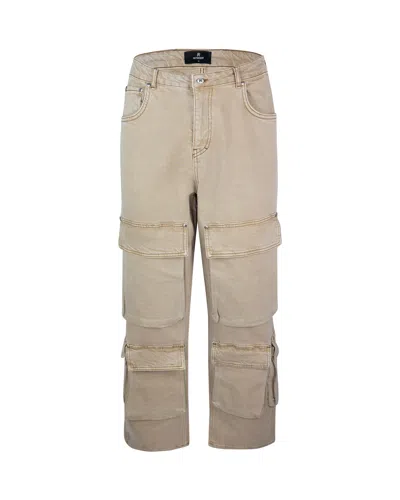 Represent Clothing Pantalone 3d Cargo In 496dirtcashmere