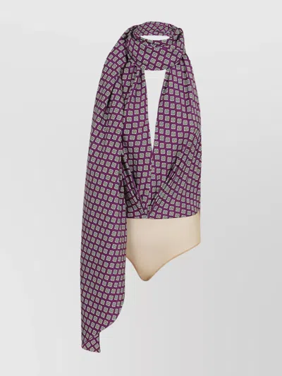 Ralph Lauren Jarvis-sleeveless-blouse In Purple Multi