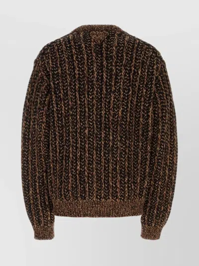 Prada Multicolor Wool Blend Sweater