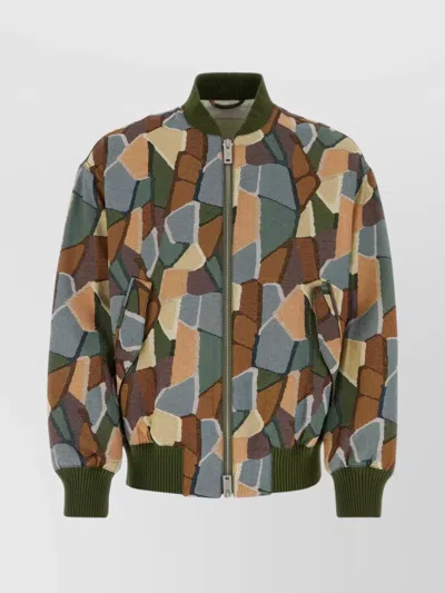 Emporio Armani Blouson Jacket In Multicolor