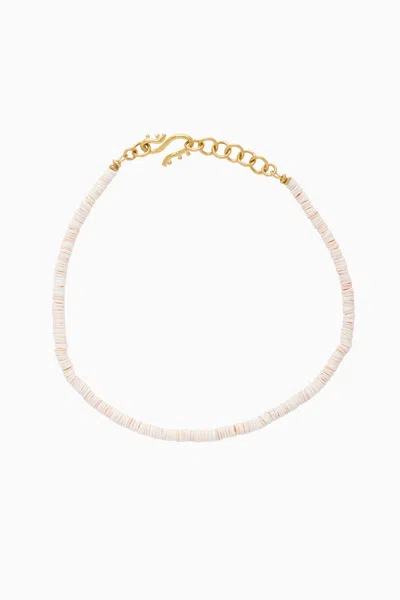 Ulla Johnson Mini Shell Choker In Pink Luhuanus