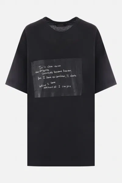 Yohji Yamamoto T-shirts And Polos In Black
