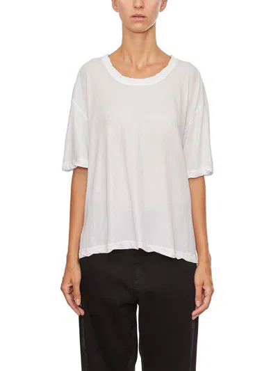 James Perse Crewneck T-shirt In White
