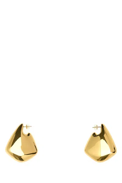 Bottega Veneta Large Fin Earrings In Gold