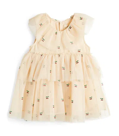 Konges Sløjd Cherry Embroidered Feya Dress (9 Months-4 Years) In Multi