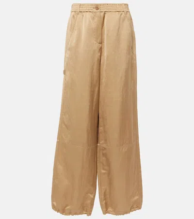 Dorothee Schumacher Slouchy Coolness Wide-leg Trousers In Neutral
