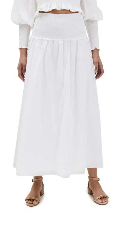 Hill House Home Women's The Delphine Nap Skirt In White