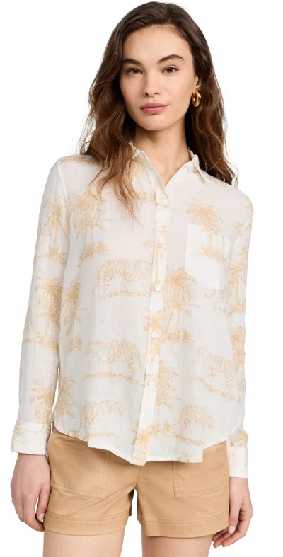 Rails Charli Bengal Tiger Button-front Shirt In Wild Bengal