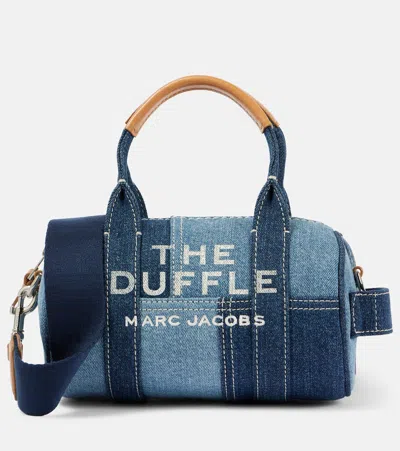 Marc Jacobs The Mini Denim Duffle Bag In Blue Denim