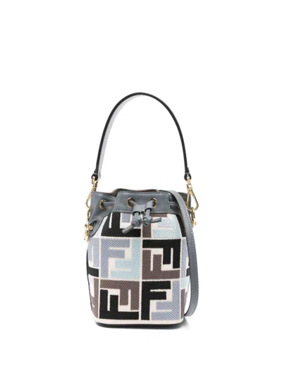 Fendi Mon Tresor Bag In Grey