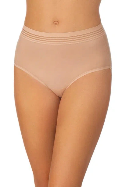 Le Mystere Second Skin High-rise Brief In Tan