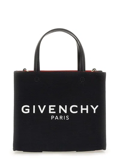 Givenchy Mini G-tote Bag In Black  