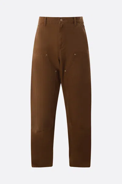 Carhartt Wip Trousers In Brown