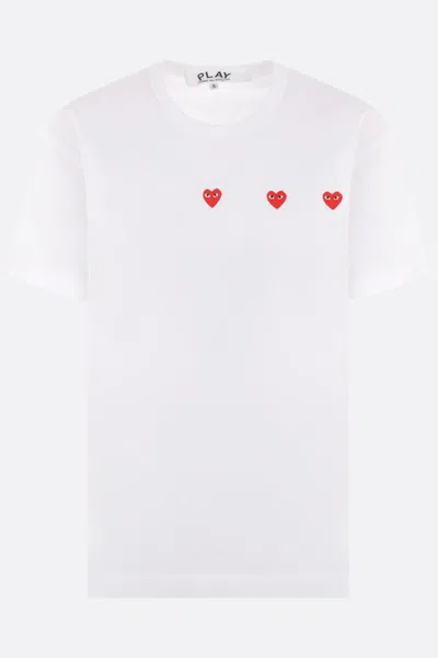Comme Des Garçons Play Comme Des Garcons Play T-shirts And Polos In White