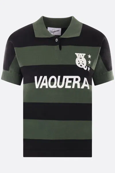 Vaquera T-shirts And Polos In Black + Green