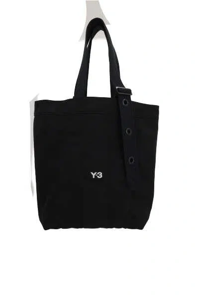 Y-3 Shopper Bag With Logo In Black