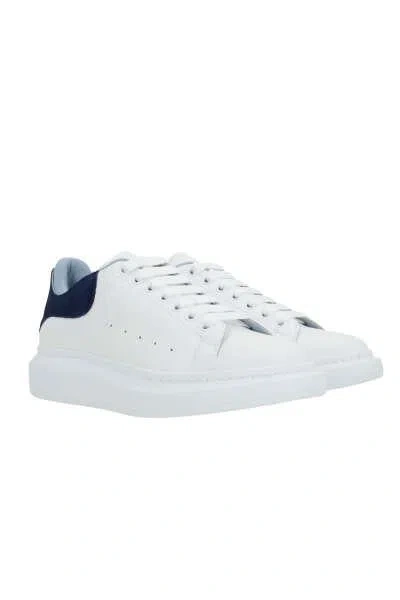 Alexander Mcqueen Sneakers In White+navy