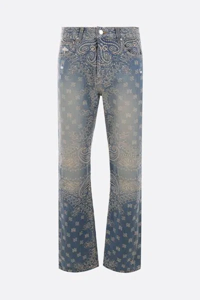 Amiri Embroidered Denim Jeans
