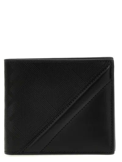 Fendi Shadow Diagonal Wallets, Card Holders Black