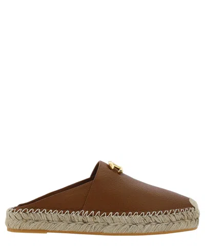 Valentino Garavani Vlogo Moon Mule In Brown