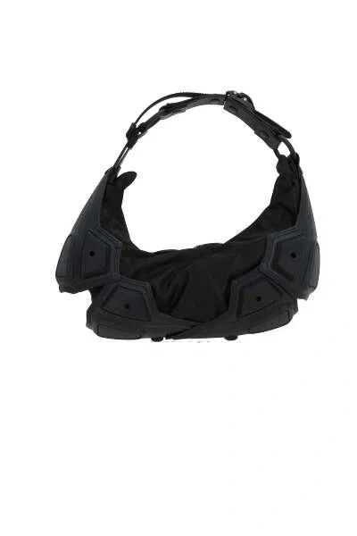 Innerraum Contrast-panel Shoulder Bag In Black Matte
