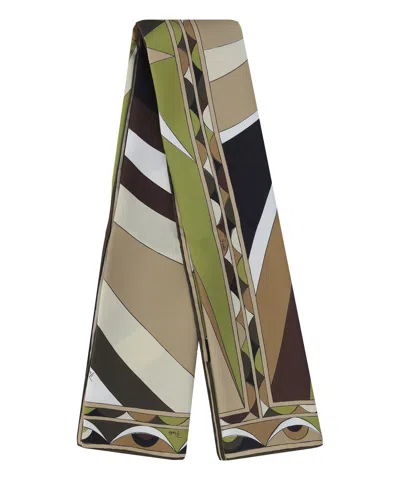 Pucci Silk Foulard In Multicolor