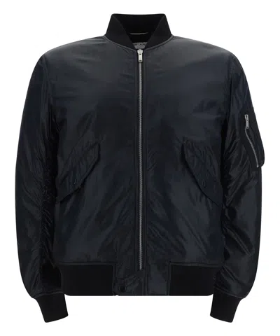 Saint Laurent Army Doublure Bomber Jacket In Black