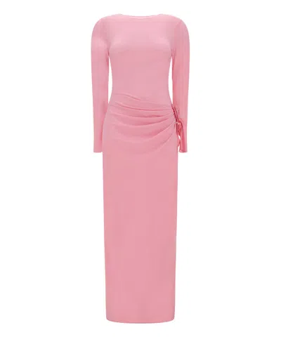 Magda Butrym Re24 Long Dress In Pink