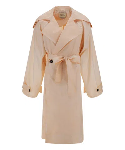 Quira Oversized Trench In Pink