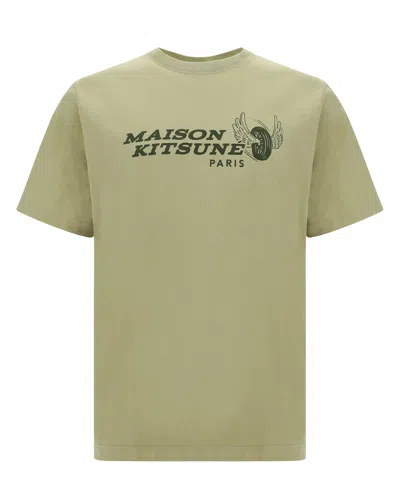 Maison Kitsuné T-shirt In Green