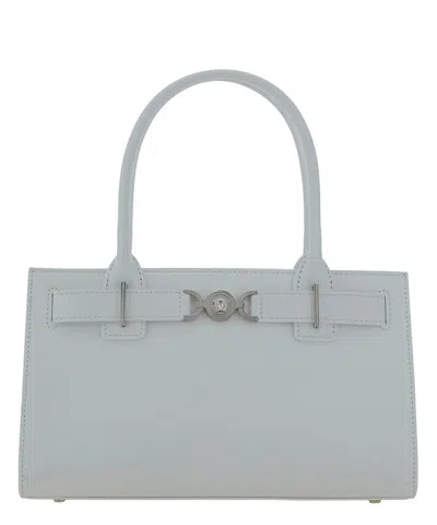 Versace La Medusa Handbag In White