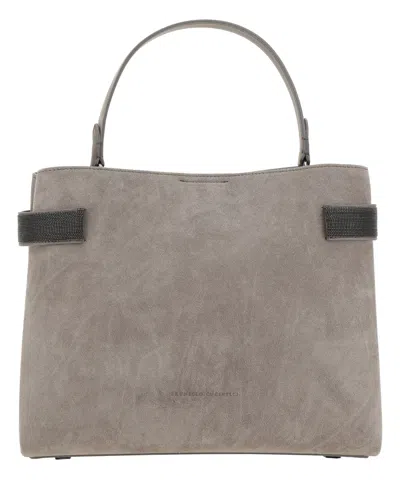 Brunello Cucinelli Tote Bag In Grey