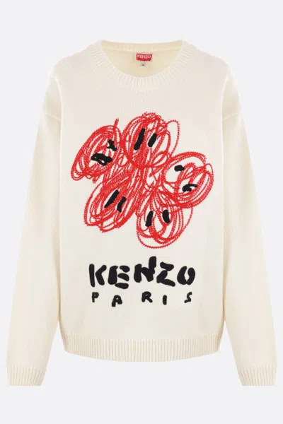 Kenzo Sweaters In Beige