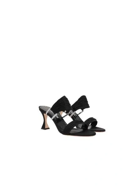 Manolo Blahnik Sandals In Black