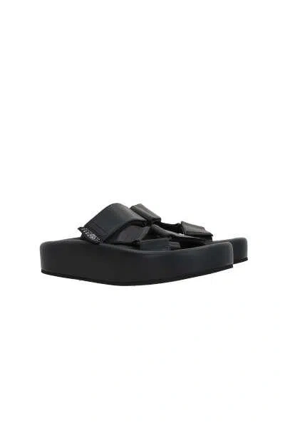 Mm6 Maison Margiela Sandals In Black