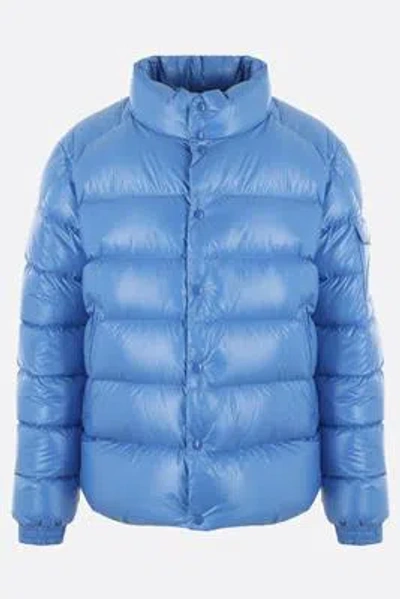 Moncler Coats In Open Blue