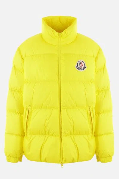 Moncler Coats In Yellow