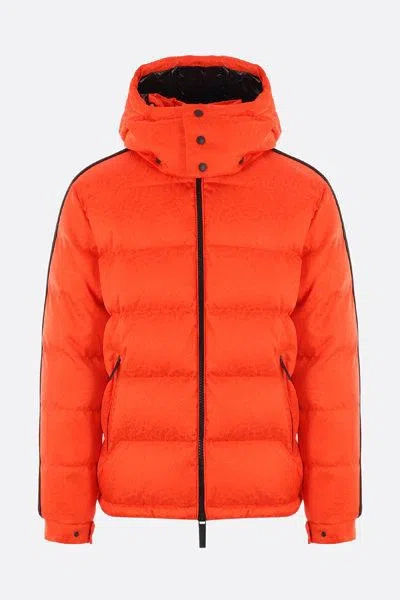 Moncler Genius Coats In Bright Orange