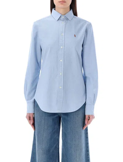 Polo Ralph Lauren Oxford Cotton Shirt In Blue