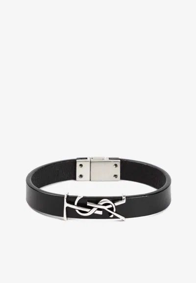 Saint Laurent Bracelet In Black