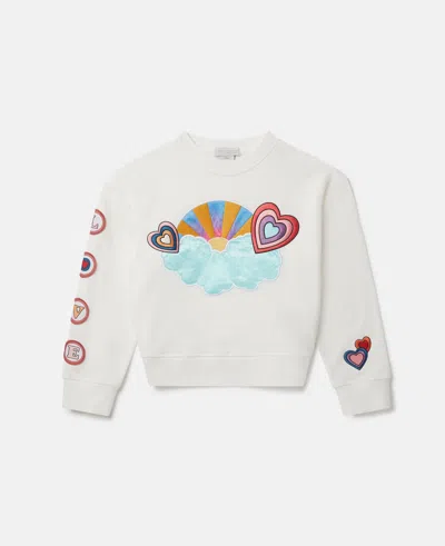 Stella Mccartney I Love You Embroidered Sweatshirt