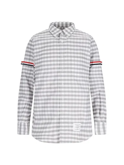 Thom Browne Classic Fit Shirt In Grey